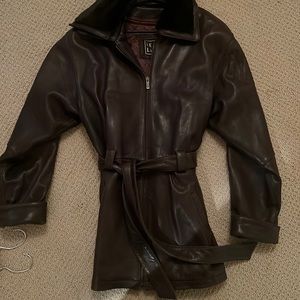 Women's Leather Limited brown leather jacket